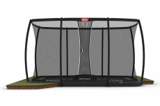 Trampolin BERG Ultim Champion FlatGround 500 + Sicherheitsnetz DLX XL