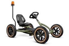 BERG Pedal-Gokart Buddy Trail Green + GRATIS Rundumleuchte
