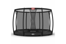 Trampolin BERG Elite InGround 330 Grau + Sicherheitsnetz Deluxe