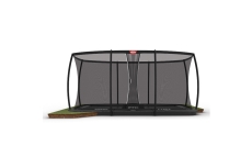 Trampolin BERG Ultim Elite FlatGround 500 + Sicherheitsnetz DLX XL