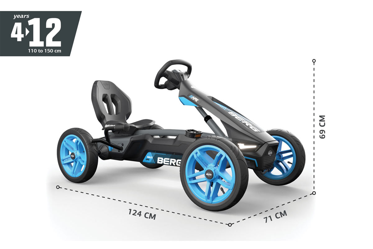 BERG Pedal-Gokart Rally APX Blue