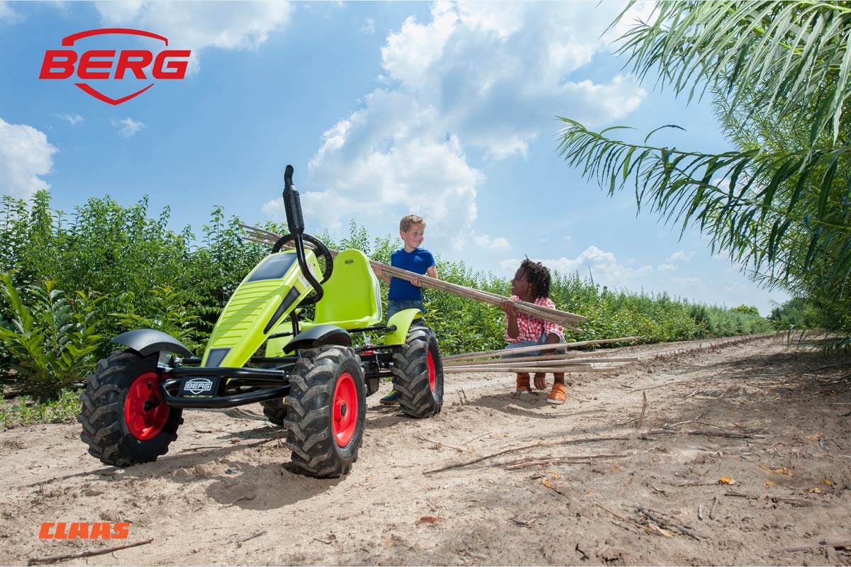 Berg Gokart Traktor Claas BFR & Zubehör