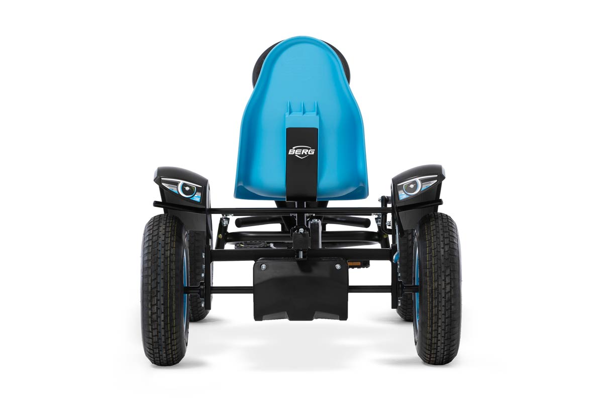 BERG Pedal Go-Kart Buddy Blue Set (inkl. Anhänger Blau und  Anhängerkupplung) 