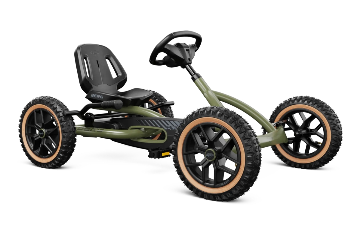 BERG Pedal-Gokart Buddy Trail Green + Handbremse