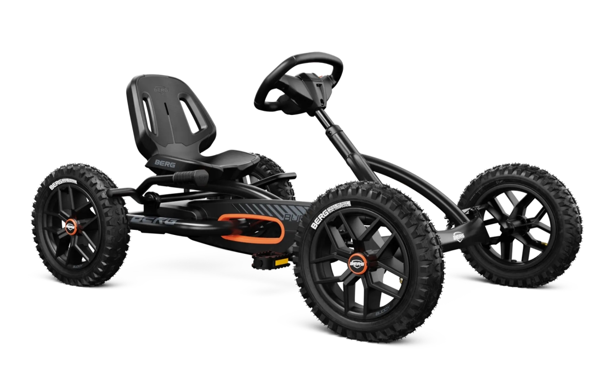 BERG Pedal-Gokart Buddy Cross Black + Handbremse