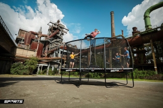 Trampolin BERG SPORTS Ultim Pro Bouncer 500 + Sicherheitsnetz DLX XL