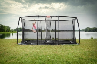 Trampolin BERG Ultim Champion FlatGround 500 + Sicherheitsnetz DLX XL