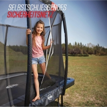 Trampolin BERG Ultim Champion FlatGround 500 + Sicherheitsnetz DLX XL