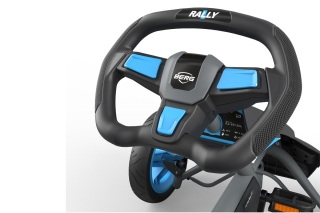 AKTION BERG Pedal-Gokart Rally APX Blue + Anhänger Trailer L -50%