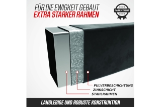 Trampolin BERG Ultim Elite 500 + Sicherheitsnetz DLX XL