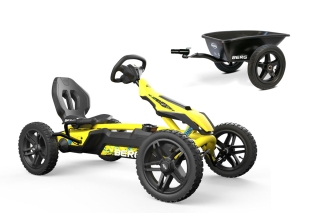 BERG Pedal-Gokart Rally DRT Yellow 3 Gears