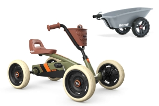 BERG Pedal-Gokart Buzzy Retro Green