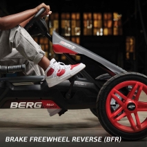 BERG Pedal-Gokart Rally APX Red 3 Gears