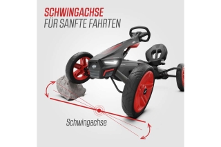 BERG Pedal-Gokart Rally APX Red 3 Gears