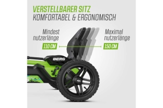 BERG Pedal-Gokart Rally DRT Green