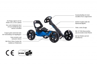 BERG Pedal-Gokart Reppy Roadster