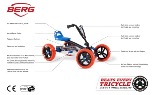 BERG Pedal-Gokart Buzzy Nitro