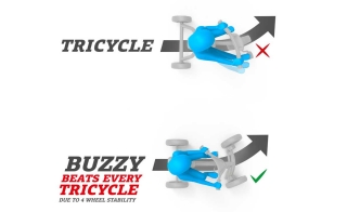 BERG Pedal-Gokart Buzzy Nitro