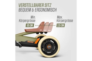 BERG Pedal-Gokart Buzzy Retro Green