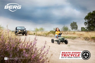 BERG Pedal-Gokart Jeep® Buzzy Sahara