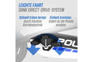 BERG Pedal-Gokart Buzzy Police