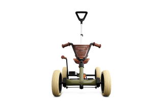 BERG Pedal-Gokart Buzzy Retro 2-in-1 Green mit Schubstange