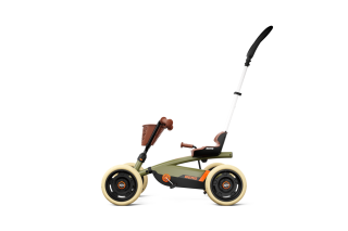 BERG Pedal-Gokart Buzzy Retro 2-in-1 Green mit Schubstange