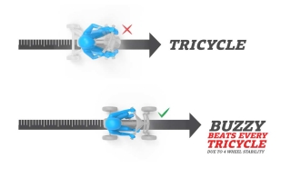 AKTION BERG Pedal-Gokart Buzzy Bloom + Anhänger Trailer S -50%