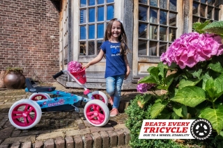 AKTION BERG Pedal-Gokart Buzzy Bloom + Anhänger Trailer S -50%