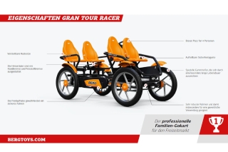 BERG Viersitzer Pedalgokart Gran Tour Racer