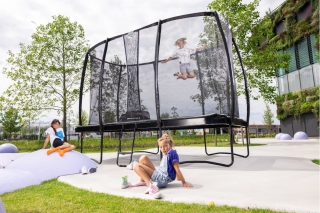 Trampolin BERG Ultim Champion ECO 410 + Sicherheitsnetz DLX XL