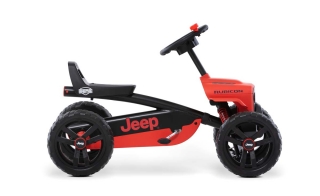 AKTION BERG Pedal-Gokart Jeep® Buzzy Rubicon + Anhänger Trailer S -50%