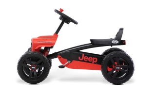 AKTION BERG Pedal-Gokart Jeep® Buzzy Rubicon + Anhänger Trailer S -50%