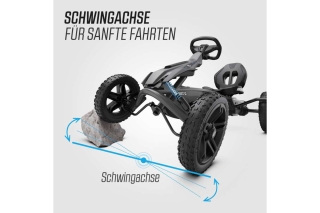 BERG Pedal-Gokart Rally DRT Black 3 Gears