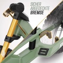 Laufrad BERG Biky Cross Green Handbrake 12 Zoll