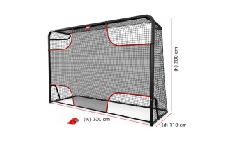 BERG SportsGoal L Fußballtor + Torwand-Netz L