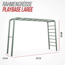 BERG PlayBase Large Green Klettergerüst 380x100x245