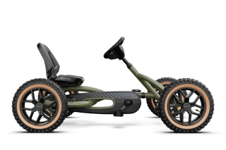 BERG Pedal-Gokart Buddy Trail Green + GRATIS Rundumleuchte