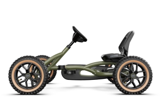 BERG Pedal-Gokart Buddy Trail Green + GRATIS Rundumleuchte