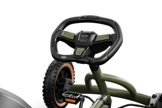 BERG Pedal-Gokart Buddy Trail Green + GRATIS Rundumleuchte