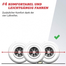 AKTION BERG Pedal-Gokart B.Pure Blue + Anhänger Tandem Trailer XL