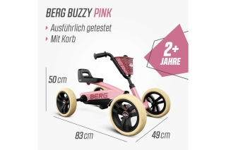 BERG Pedal-Gokart Buzzy Pink