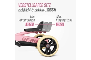 BERG Pedal-Gokart Buzzy Pink
