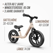 Laufrad BERG MOOV Sand Beige 10 Zoll