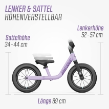 Laufrad BERG MOOV Lavender Purple 12 Zoll