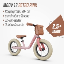 Laufrad BERG MOOV Retro Pink 12 Zoll
