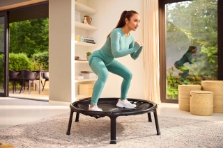 BERG Fitness Trampolin 110 Black + Haltestange