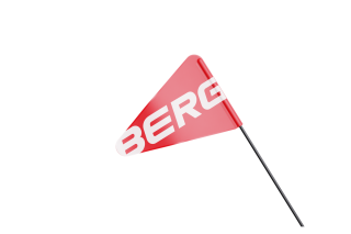 BERG Biky Sicherheitsfahne rot