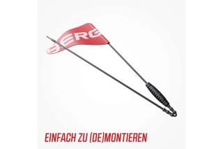 BERG Biky Sicherheitsfahne rot