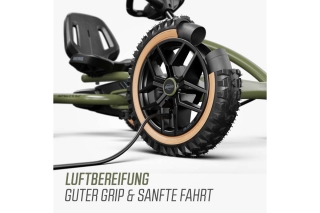BERG Pedal-Gokart Buddy Trail Green + Handbremse